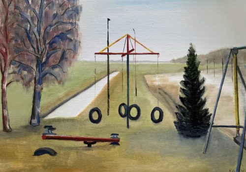 Woudbloem, speeltuin en ijsbaan